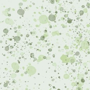 Green Watercolor Splatter