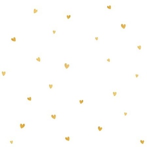 Gold Hearts / small