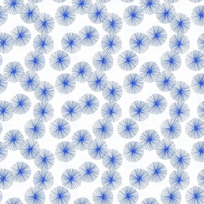 Dandelions M+M White Cobalt Small by Friztin