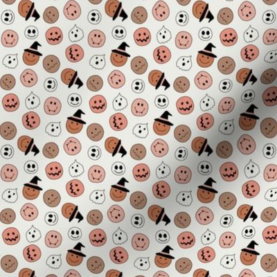 Silly Halloween Smilies - 1/2 inch