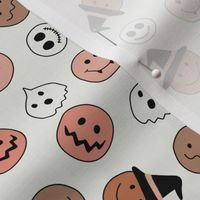 Silly Halloween Smilies - 1 inch