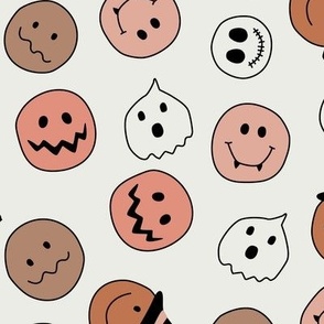 Silly Halloween Smilies - 2 inch