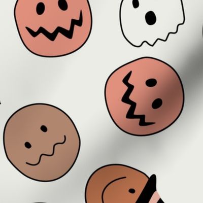 Silly Halloween Smilies - 3 inch