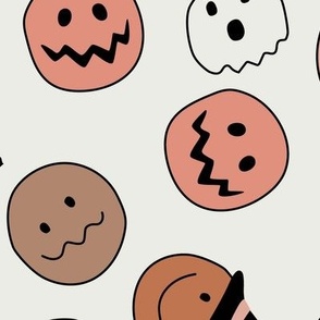 Silly Halloween Smilies - 3 inch