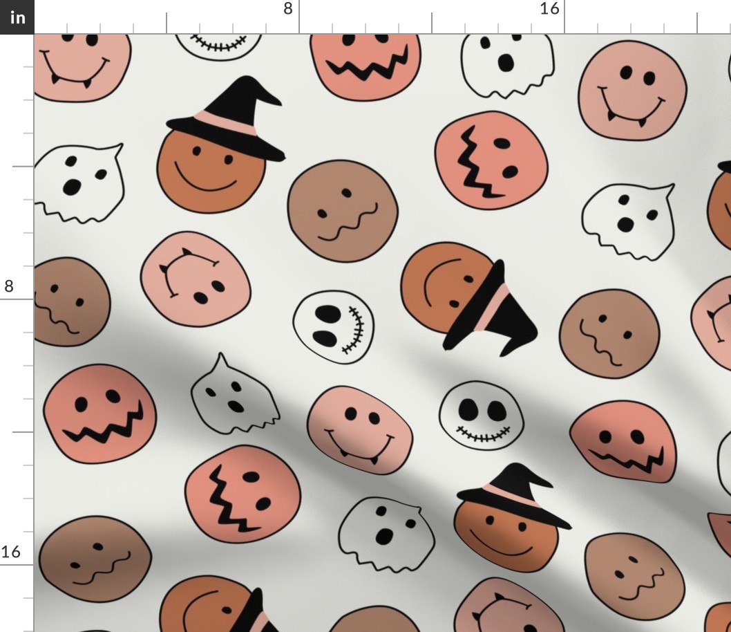 Silly Halloween Smilies - 3 inch