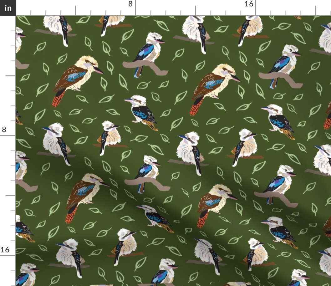 Australian Kookaburras Pattern 1