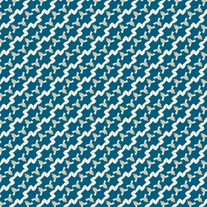 Captivating Blue and Turquoise Abstract Pattern