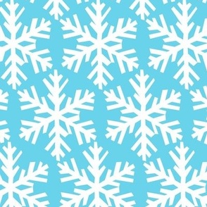 (m) Snowflakes Blue
