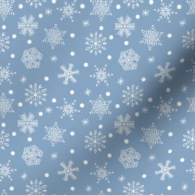 Denim Blue/Ecru white Snow  Star - SMALL