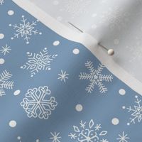 Denim Blue/Ecru white Snow  Star - SMALL