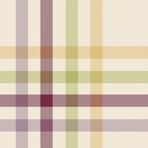 Blanket Plaid | Berry Patch - Purple, Green, Yellow | Camp and Cottage