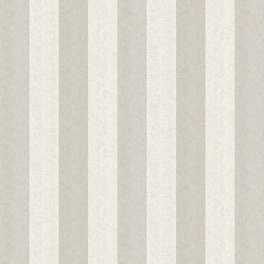 Medium scale rustic stripe in light gray with a vintage linen texture 