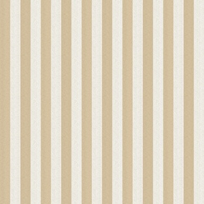 Extra small scale rustic stripe in earthy warm oat brown with a vintage linen texture 
