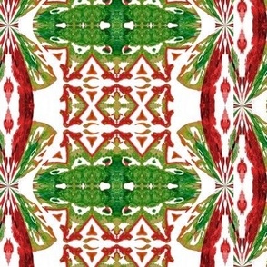 Christmas Bows in Red and Green (mid-size) (1454)