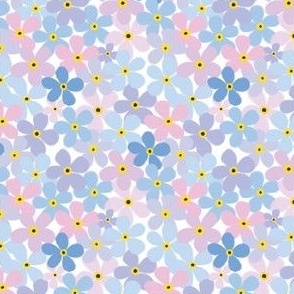Violet PUL Fabric – Forget Me Not Fabric