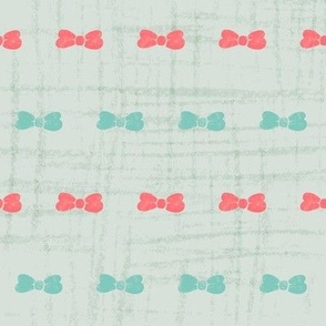 Preppy Poodles Bow Ties | Pink and Green