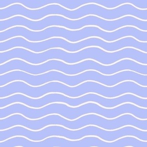 Beige waves on blue