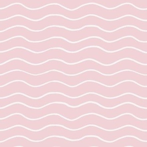Beige waves on pink