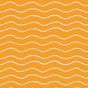Orange and beige waves