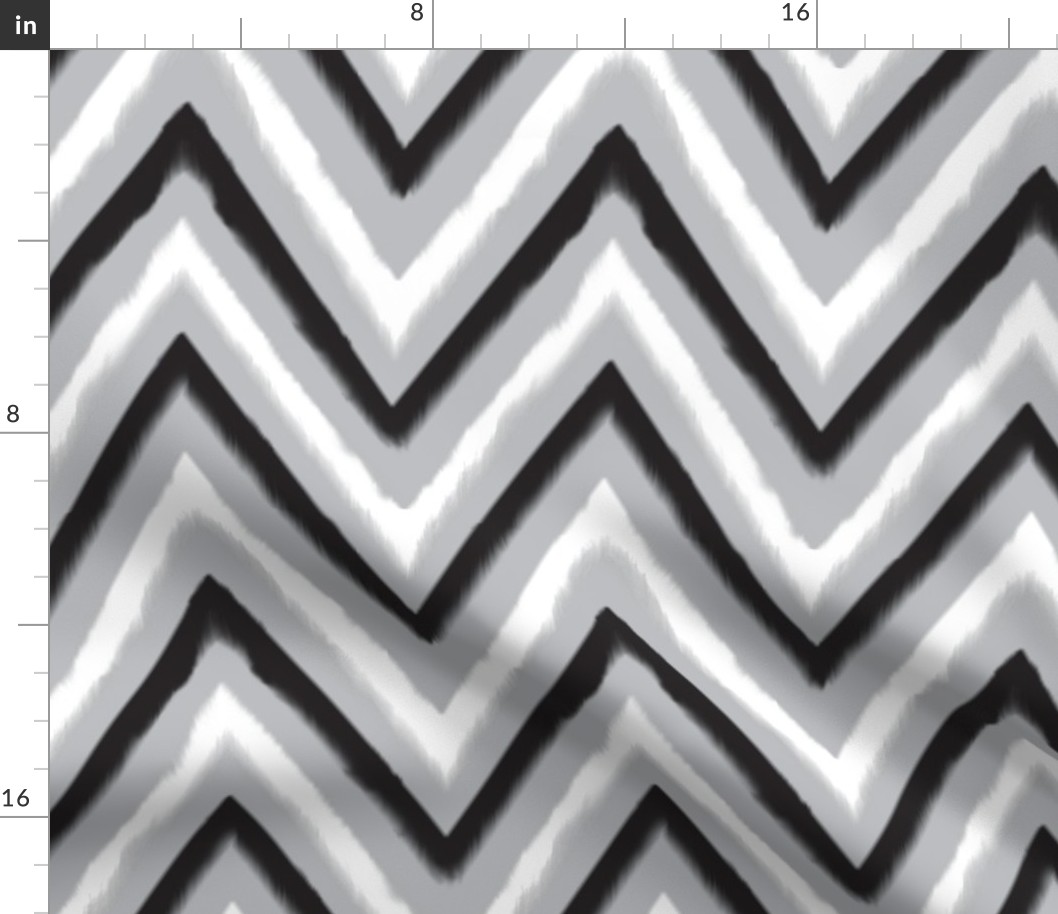 Black & Grey Chevron 2