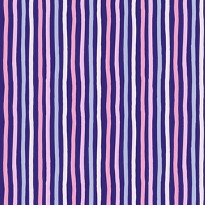 Squiggly Hand Drawn Stripe _midnight_large