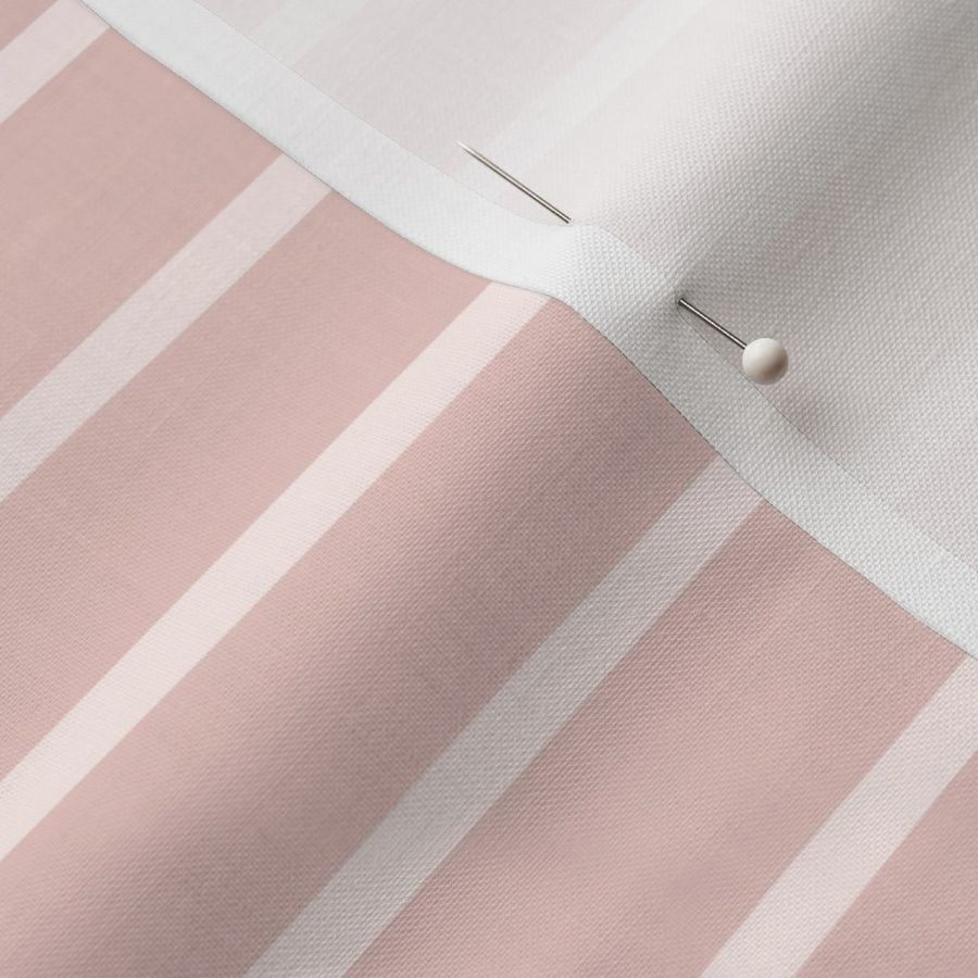 Simple Horizontal Stripe Pattern Coordinate For Fleur de Lis Pattern Pink White Smaller Scale