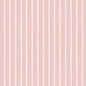 Simple  Vertical Stripe Pattern Coordinate For Fleur de Lis Pattern Pink White Smaller Scale