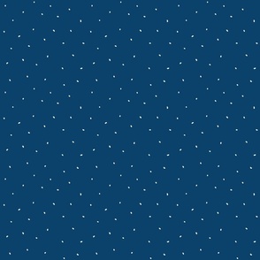 Suiting Deep Night Blue Spots and Dots