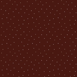 Suiting Maroon Dark Red Brown Spots and Dots