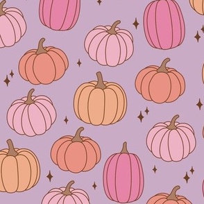 Pink and Orange Pumpkins