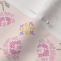 Cross stitch flowers - secondary - medium
