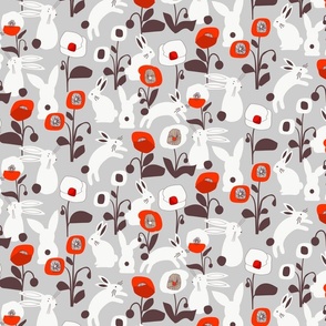Bunnies and Poppies_XXS