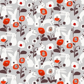 Bunnies and Poppies_XS