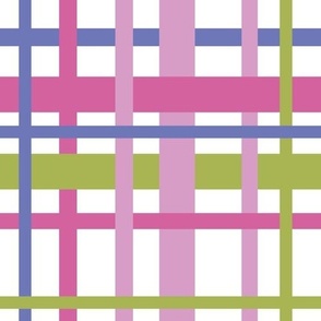 Multi-Plaid Pink and Green
