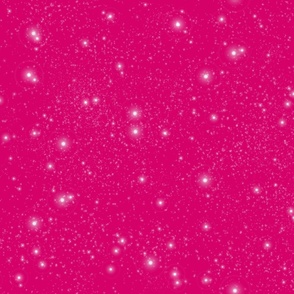 Dark Hot Pink with Stars