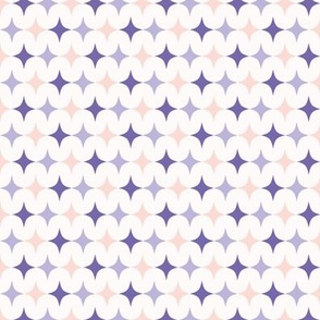 Magic Star Tile Peach and Purple BelindaBDesigns