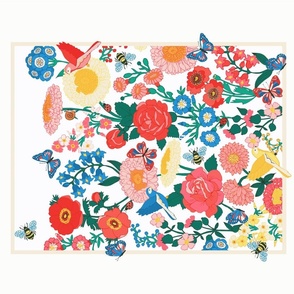 SUMMER GARDEN TEATOWEL