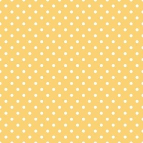 Polka Dots Sunflower Yellow