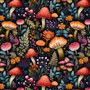 mushroom forest mushroom decor