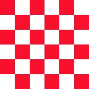 Red and white Checkerboard