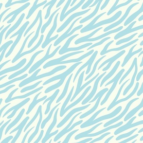 (M) Blue zebra print 
