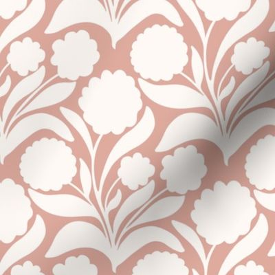 Pink Silhouette Florals - Medium