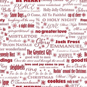 Be MERRY Favorite Christmas Words