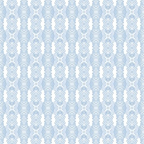 Sago Palm Weave Sky Blue I - Small Scale