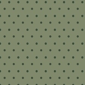 Polka Dot in sage green