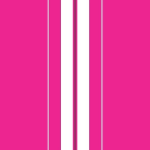 Barbiecore Pink Stripes - large scale
