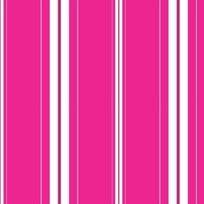 Barbiecore Pink Stripes - small scale