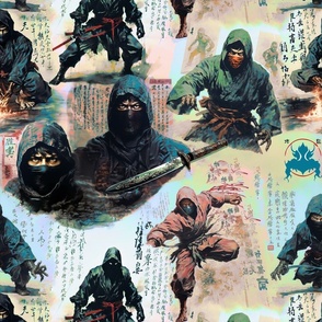 ninja collage 1 colours