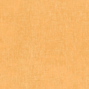 Textured linen wallpaper fabric in golden sunset orange for modern decor