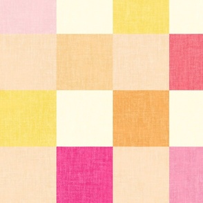 Bright Midcentury checks, retro checkerboard, bright 1970s checkerboard,